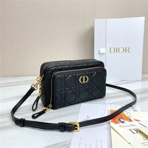 christian Dior caro double pouch